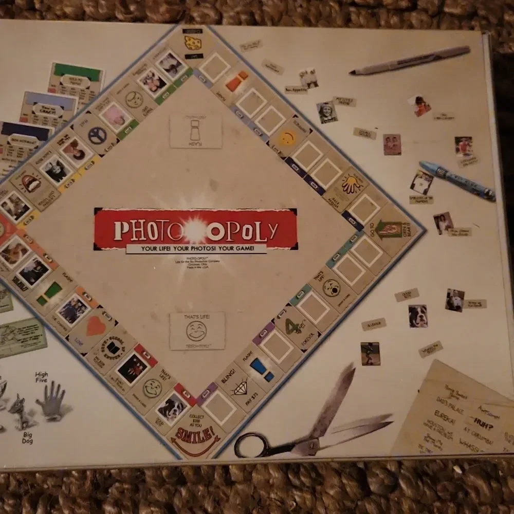 Photo Opoly Board Game NIP
